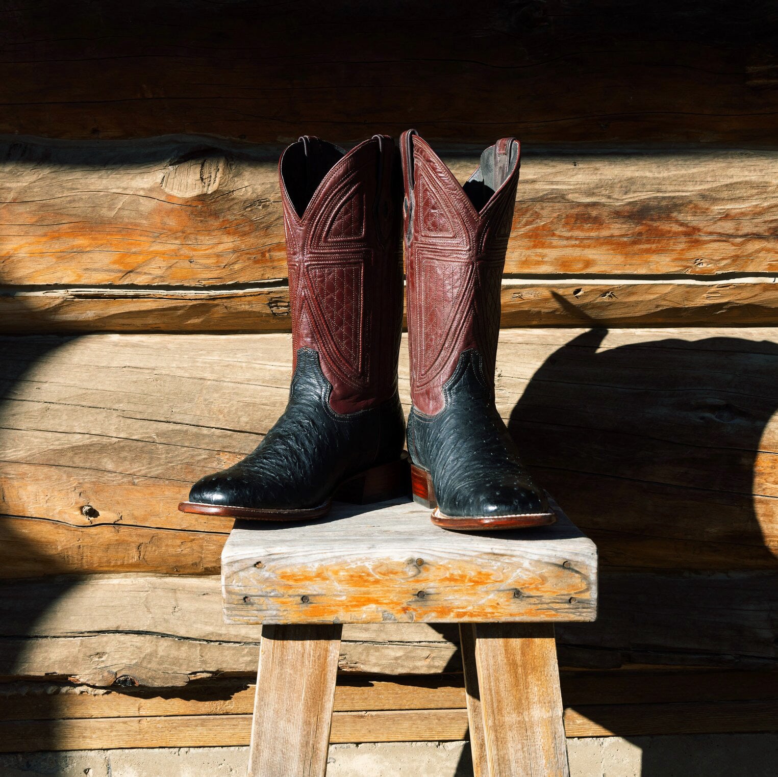 Men's Dillon Ostrich Leather Boots