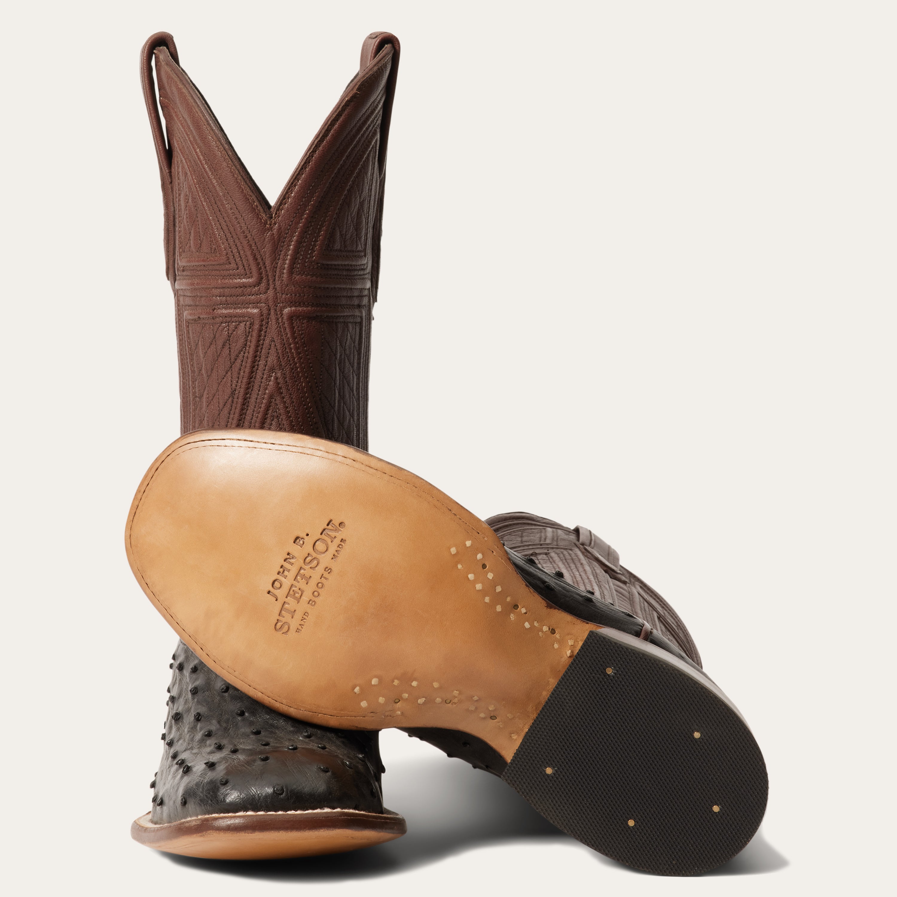 Men's Dillon Ostrich Leather Boots
