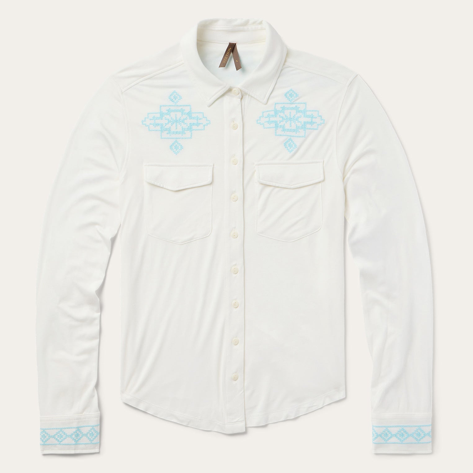 Stylish Modal Western Shirt with Embroidered Design