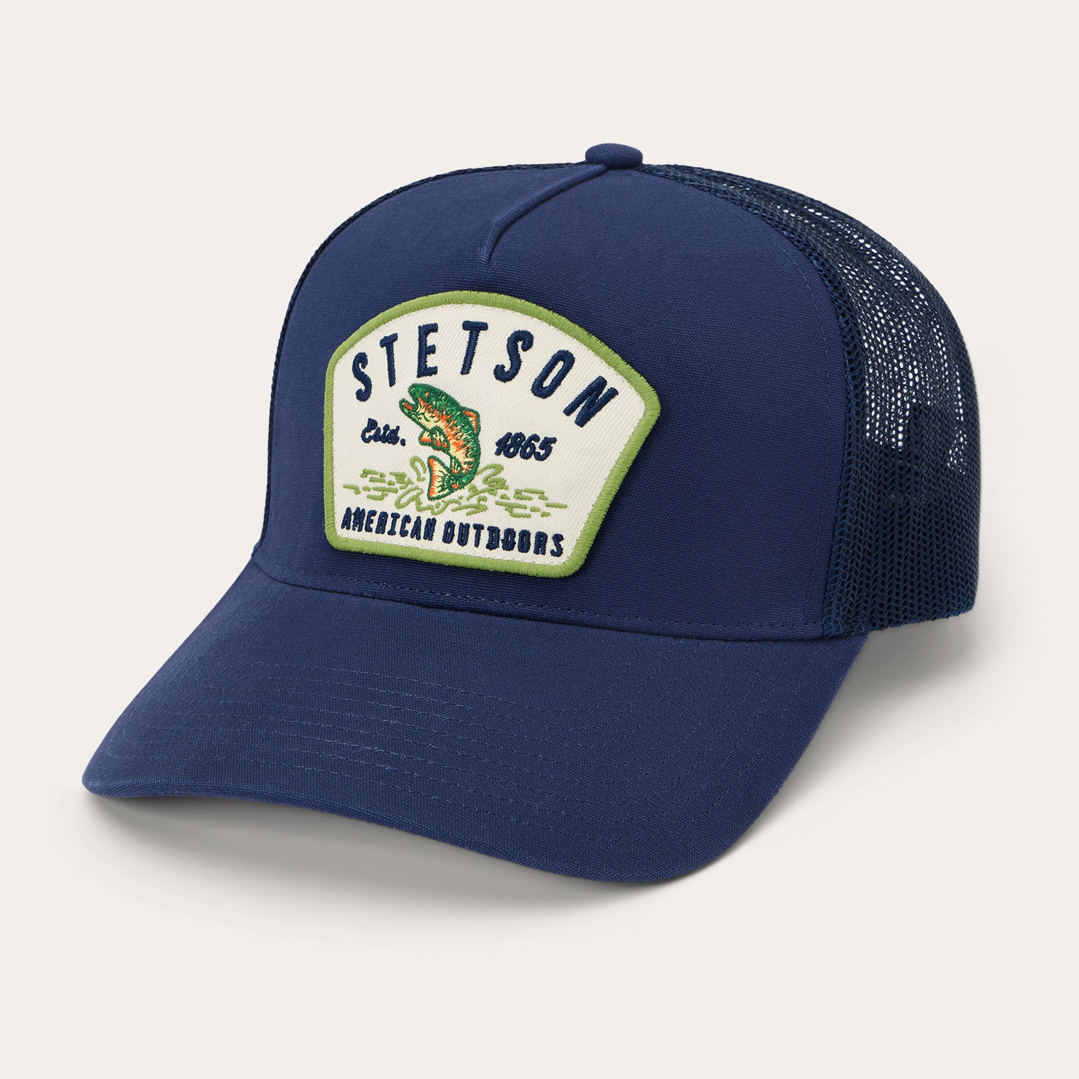 Fishing-Themed Trucker Hat for Outdoor Enthusiasts