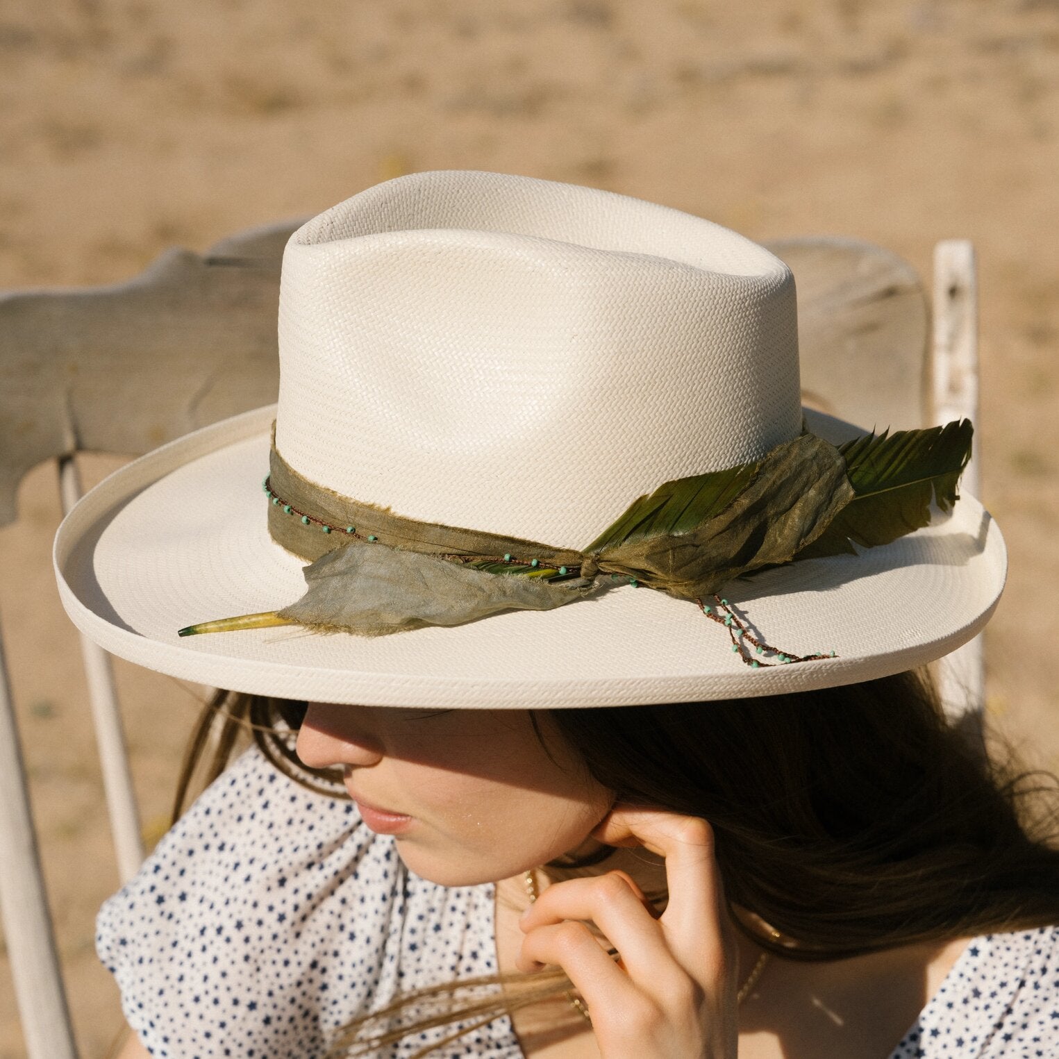 Stylish Straw Hat for Outdoor Adventures