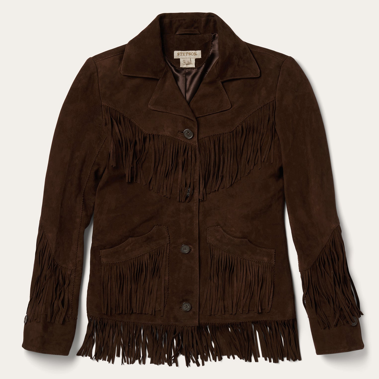 Stylish Suede Fringe Jacket for Women