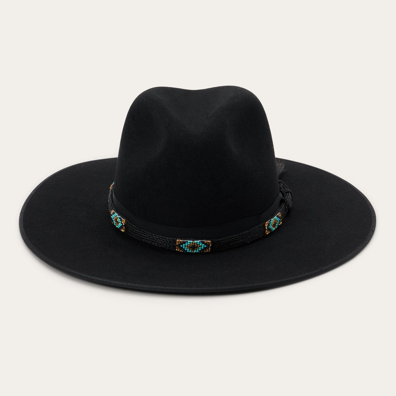 Western Flat Brim Helix Hat for Cowboy Style
