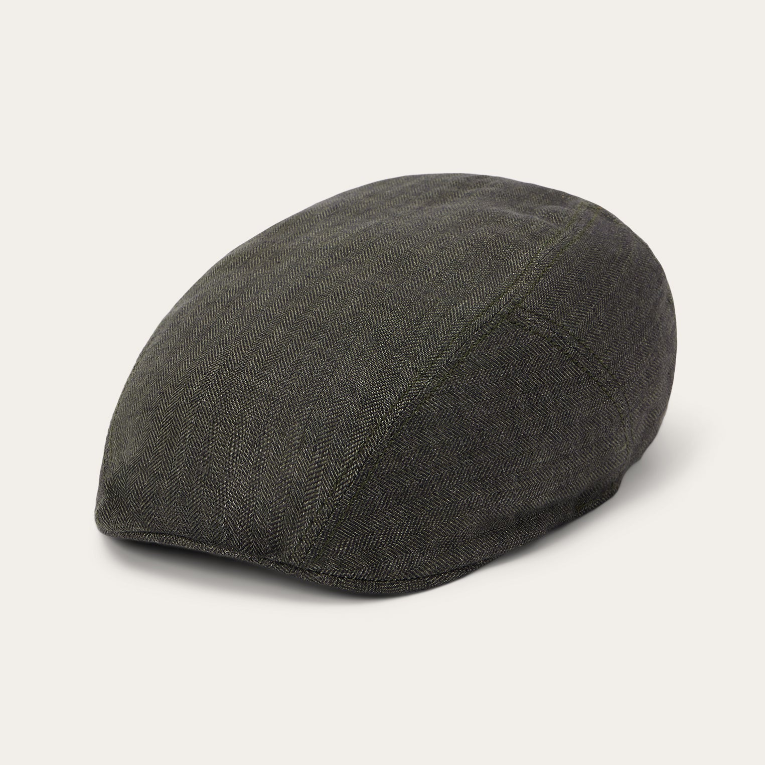 Stylish Herringbone Linen Ivy Cap for Men