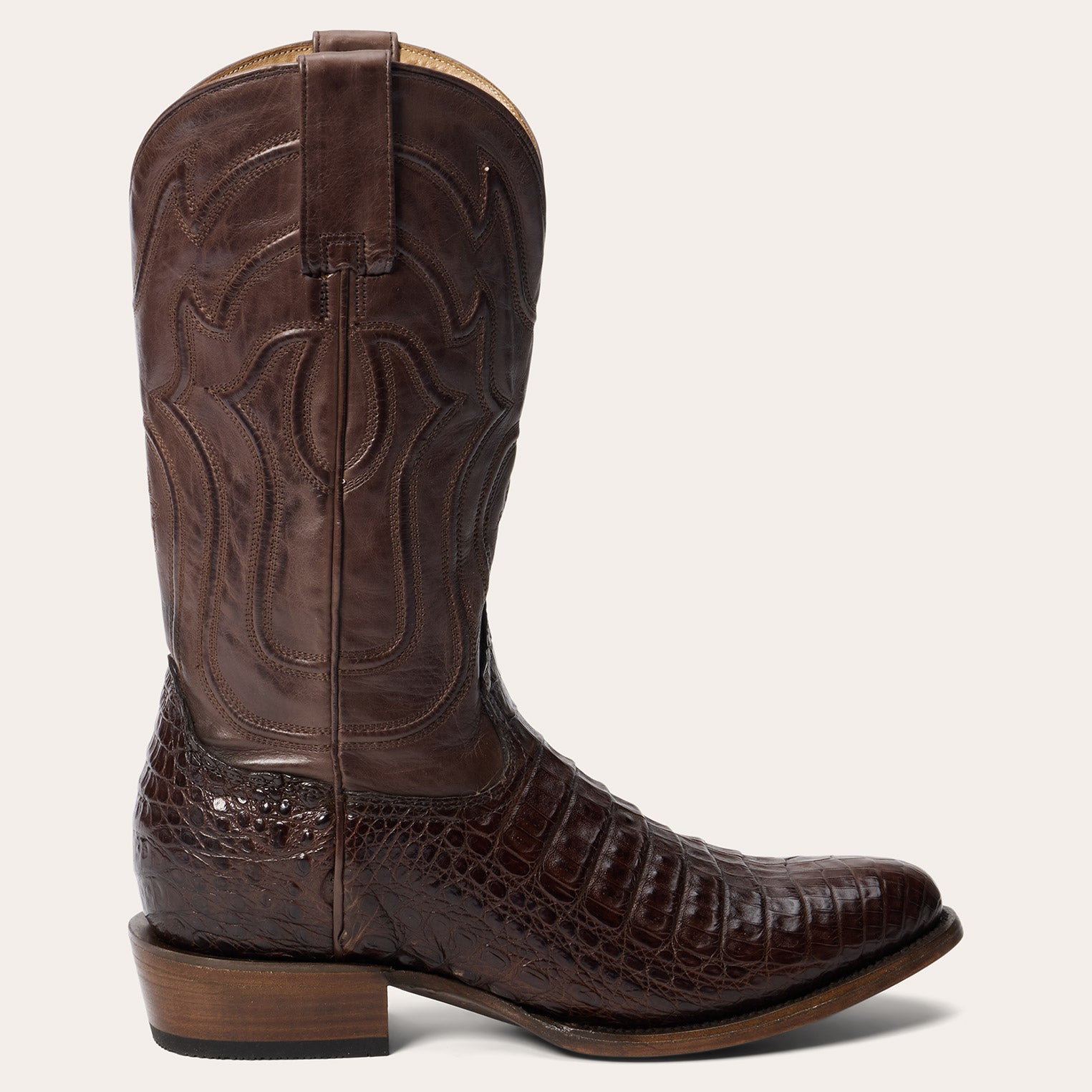 Caiman Leather Boots for Men by Holliday