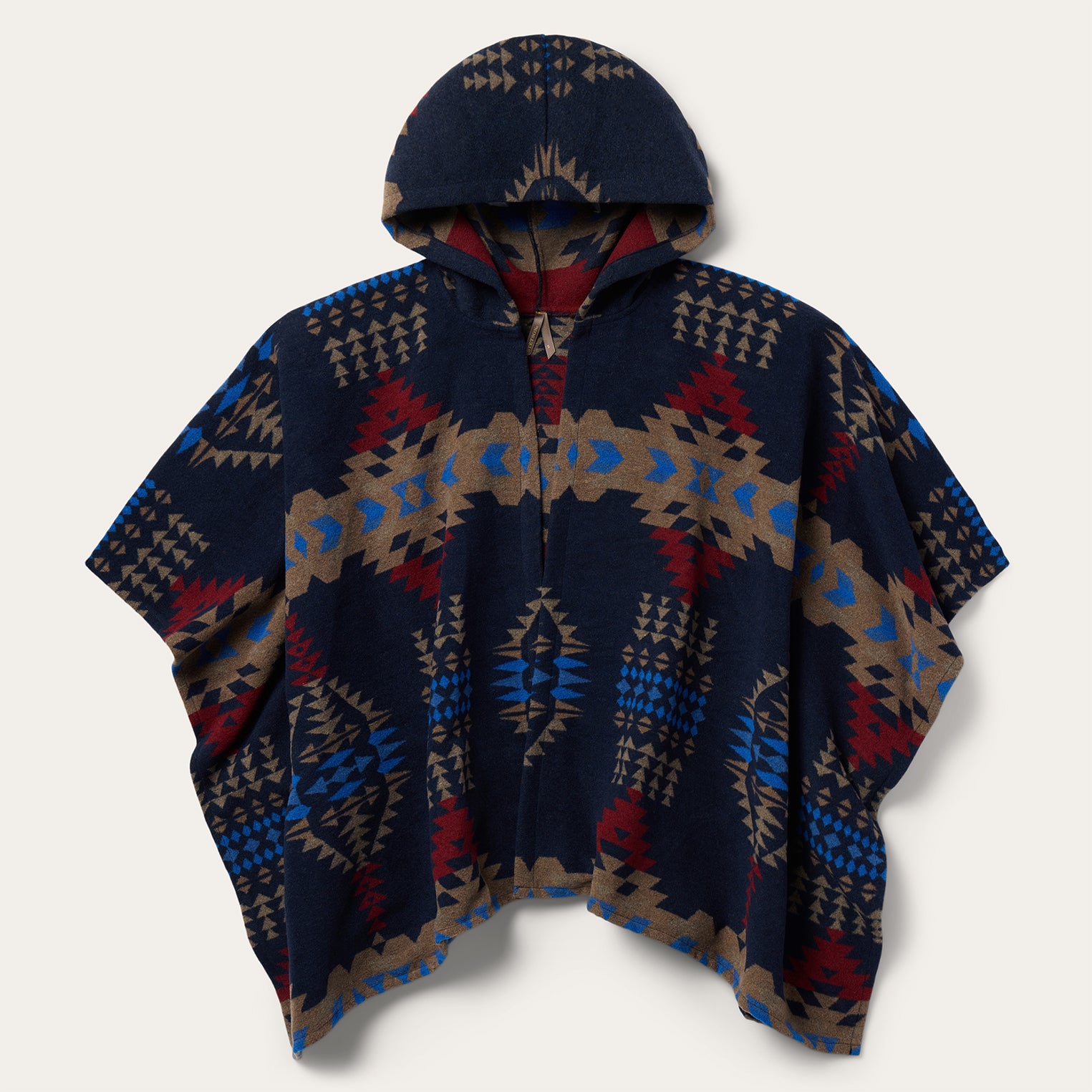 Cozy Hooded Serape Wrap Blanket for Lounging