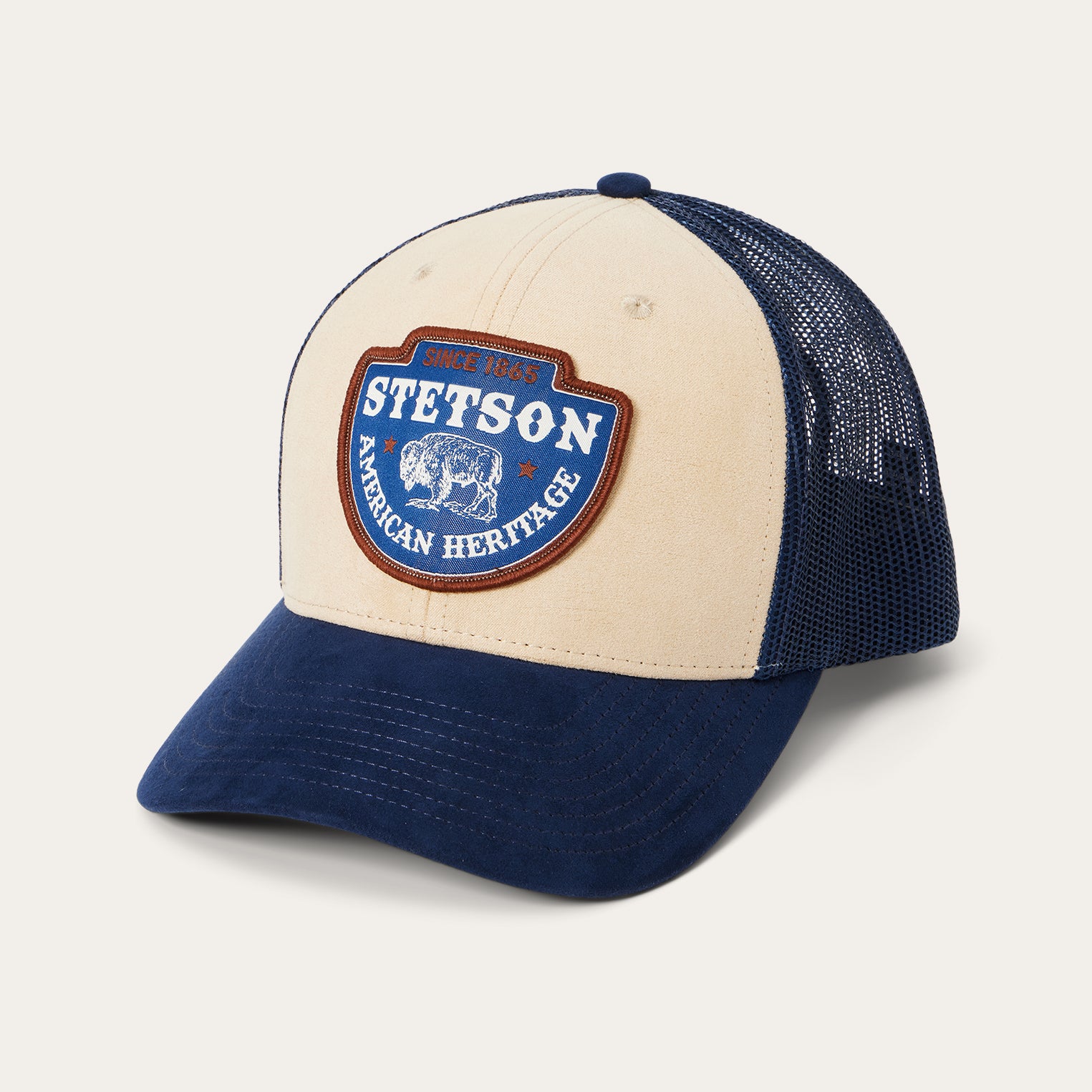 Arrowhead Khaki Trucker Hat with Patch