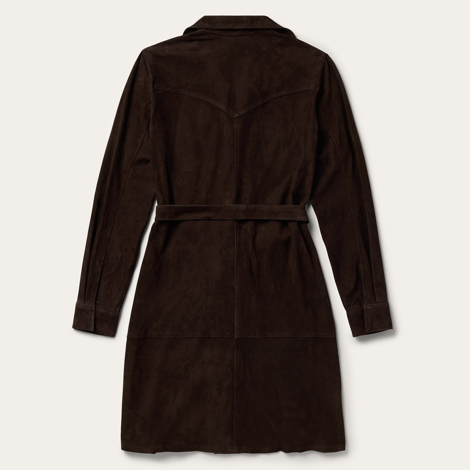 Luxury Lambskin Shirt Dress for Women