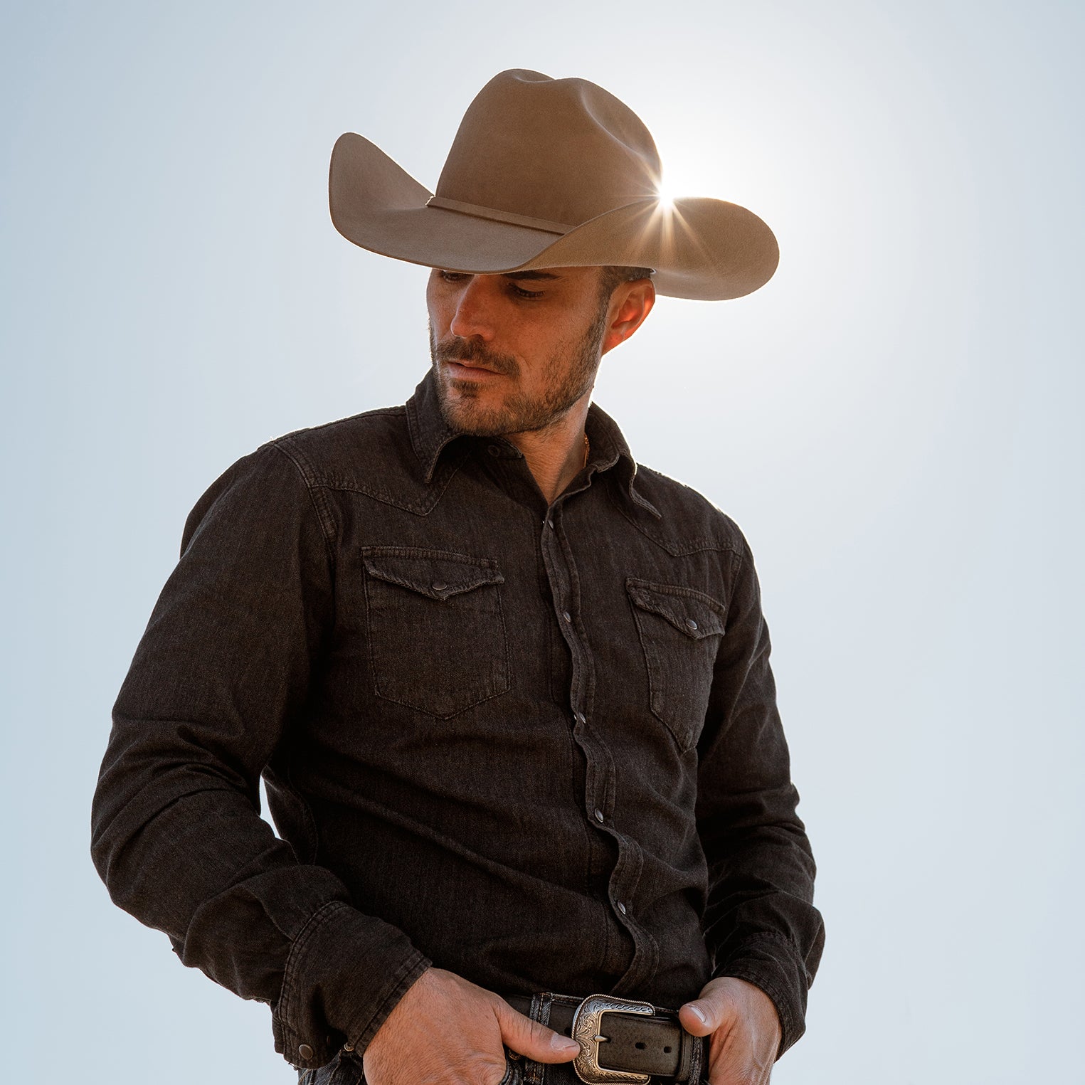 Stylish Denim Western Shirt for Men