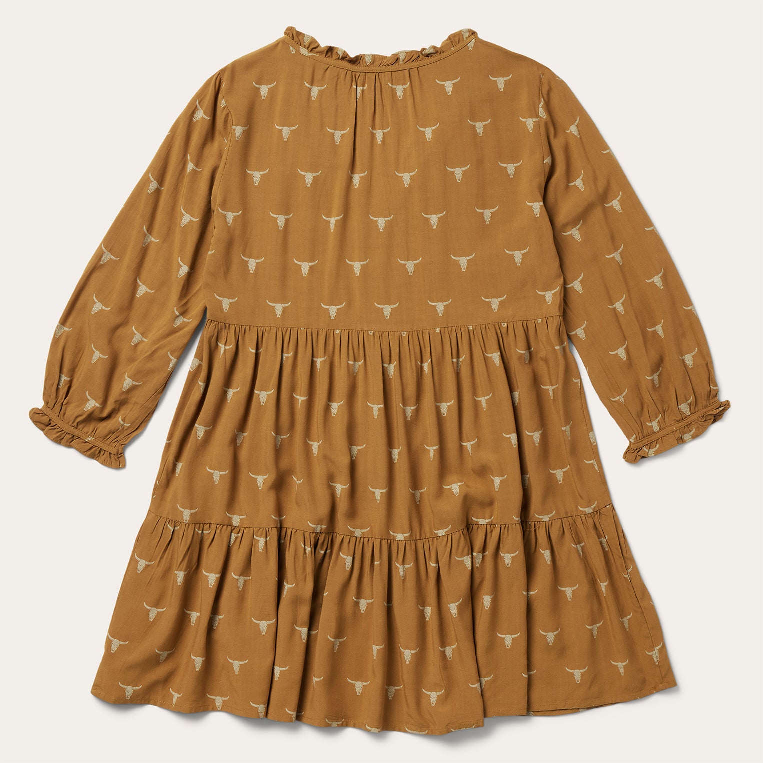 Longhorn Print Dress by Mojave - Western Style