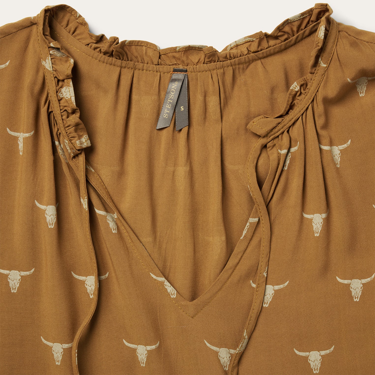 Longhorn Print Dress by Mojave - Western Style