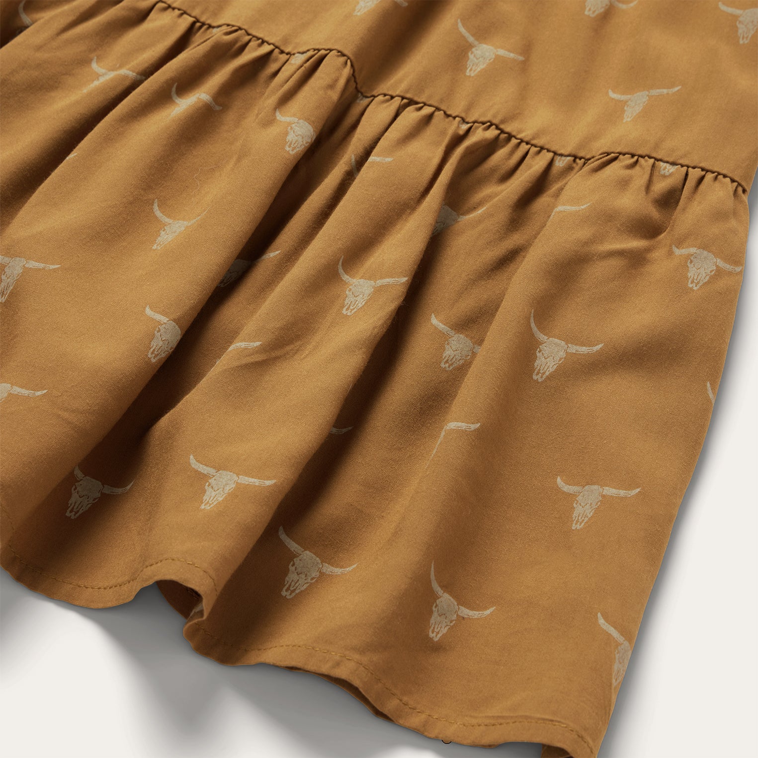 Longhorn Print Dress by Mojave - Western Style