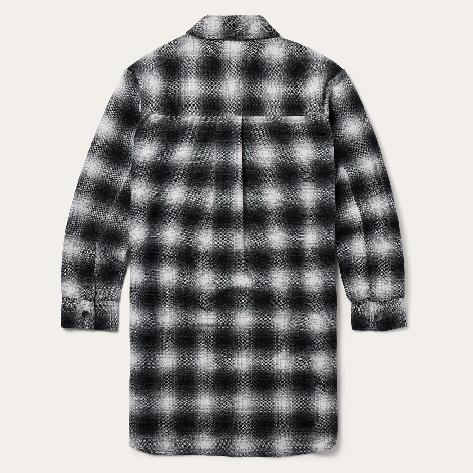 Oversized Ombre Shirt Jacket - Stylish Layering Piece