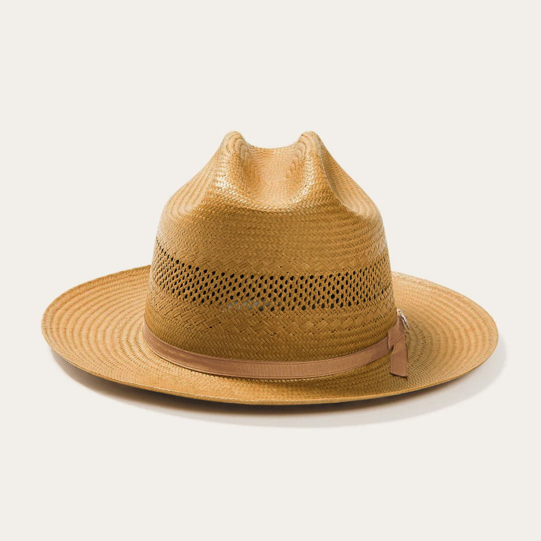 Vented Straw Cowboy Hat for Outdoor Comfort