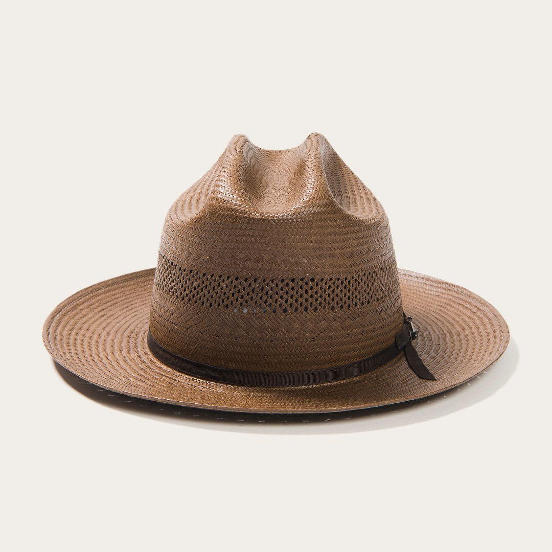 Vented Straw Cowboy Hat for Outdoor Comfort