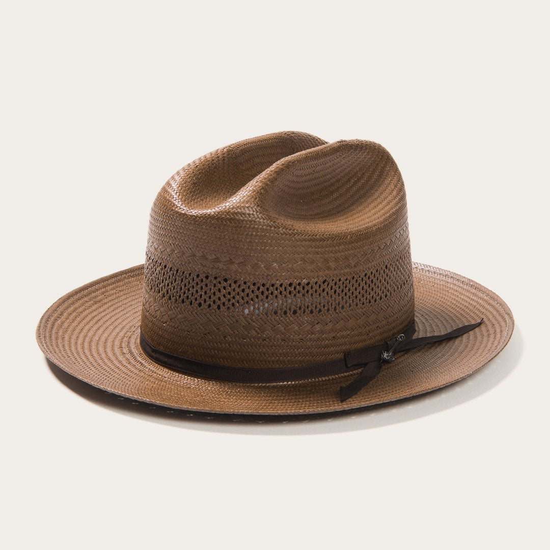 Vented Straw Cowboy Hat for Outdoor Comfort