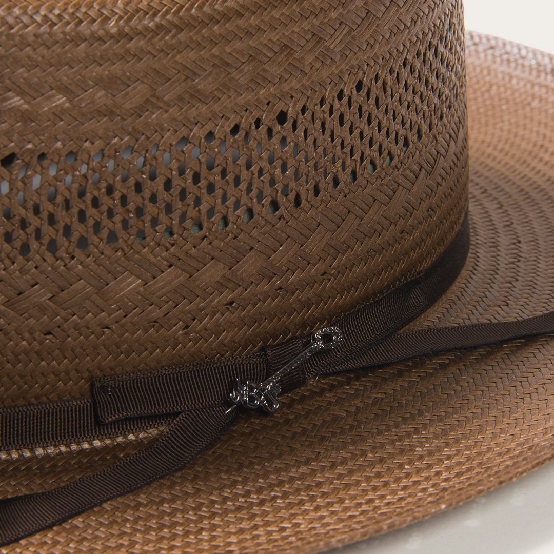 Vented Straw Cowboy Hat for Outdoor Comfort
