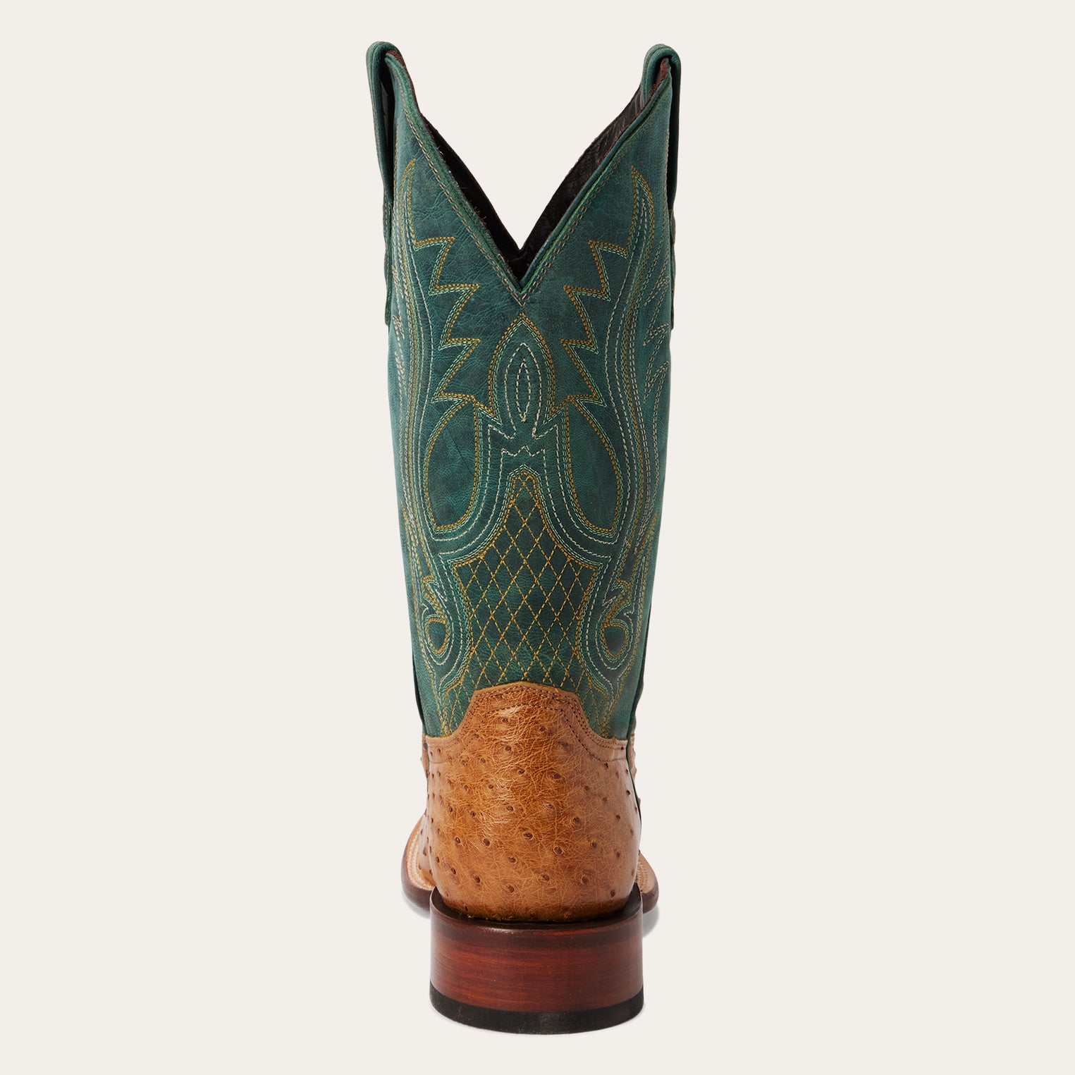 Stylish Ostrich Leather Boots for Men