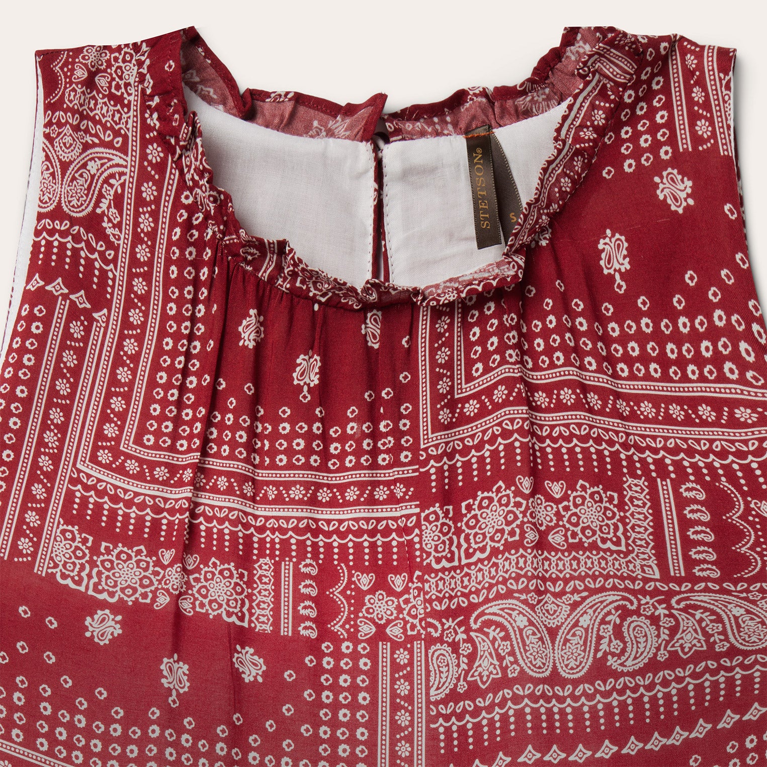 Stylish Patchwork Red Bandana Dress