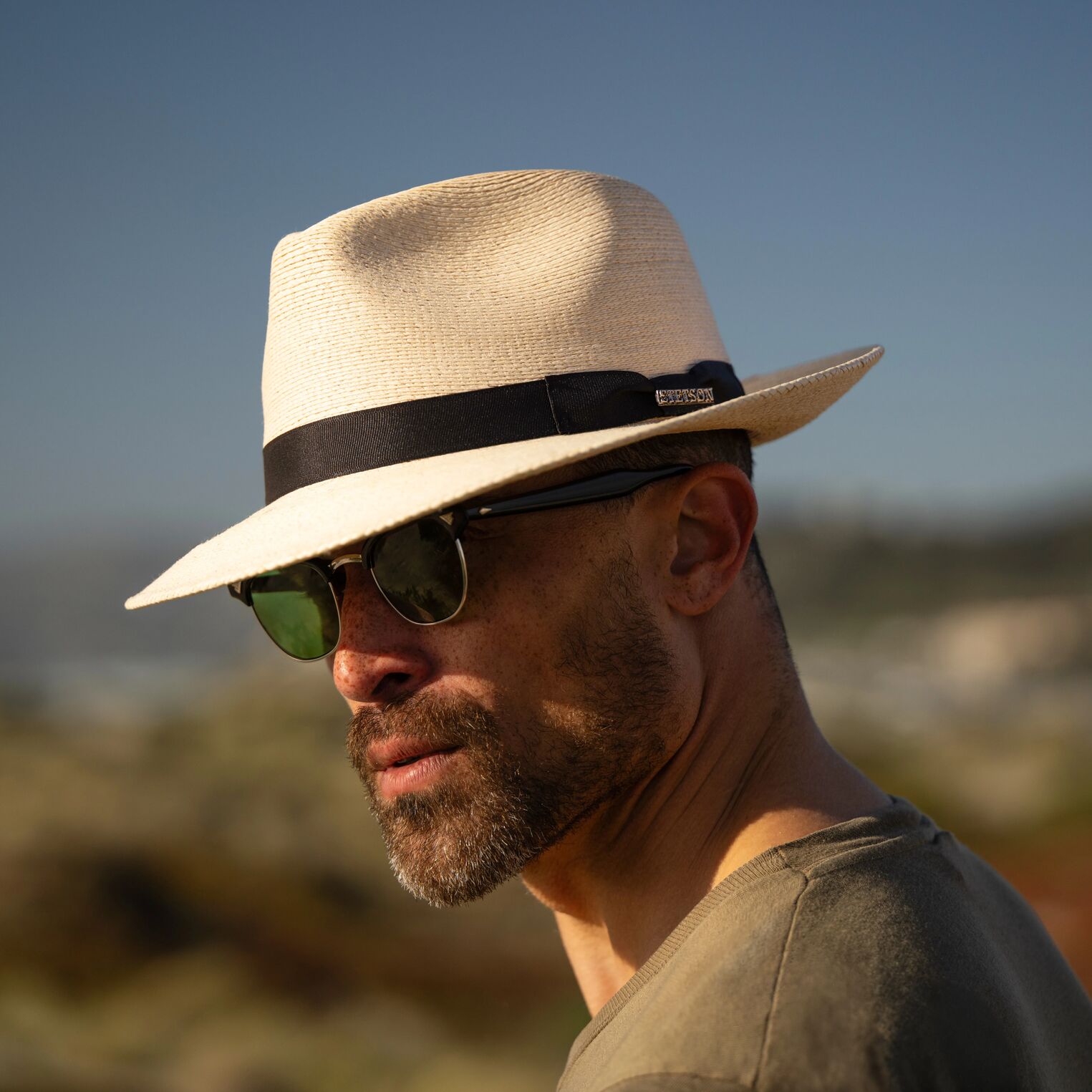 Stylish Rushmore Palm Fedora Hat