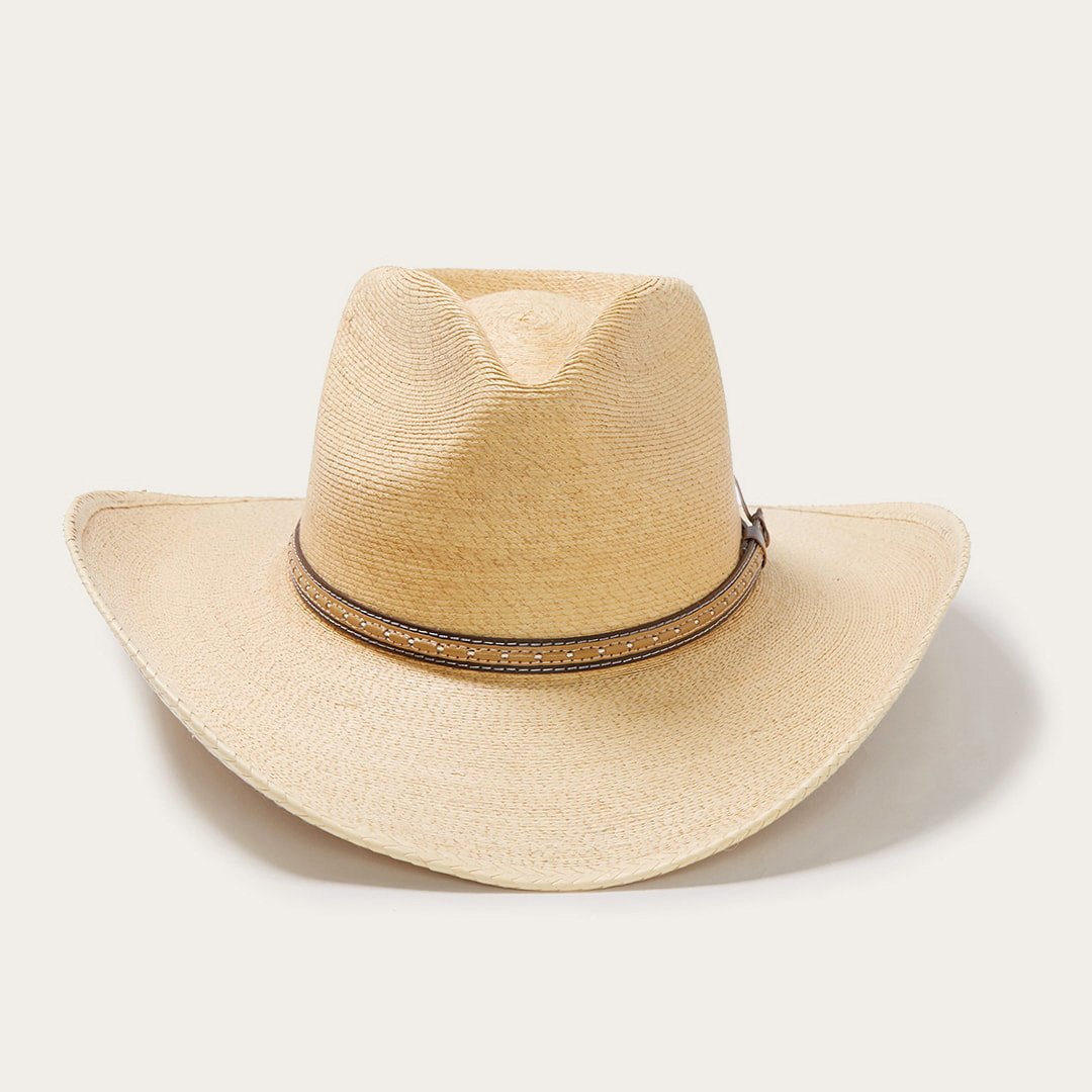 Western Palm Leaf Cowboy Hat for Outdoor Wear