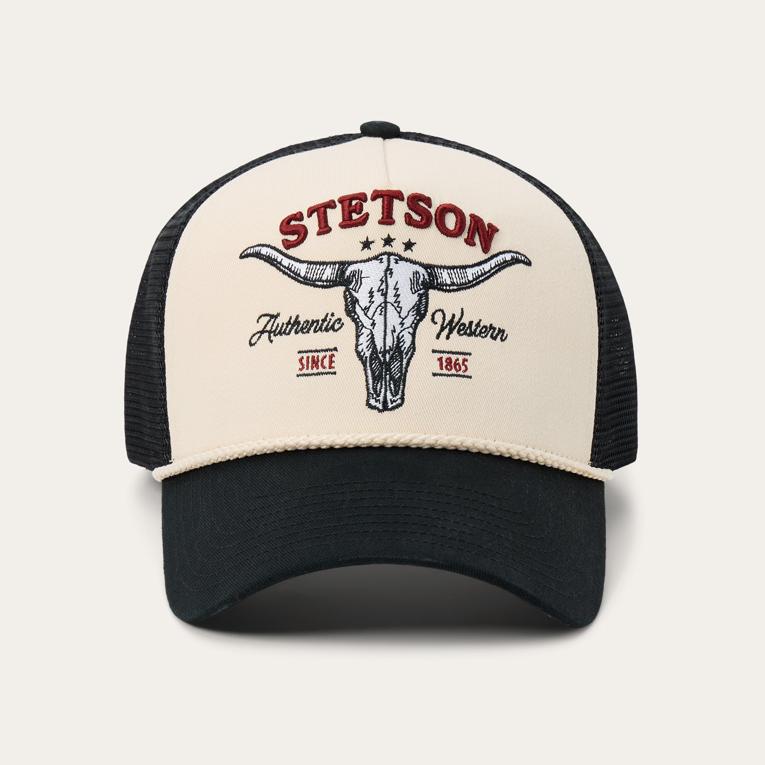 Skull Print Adjustable Trucker Cap