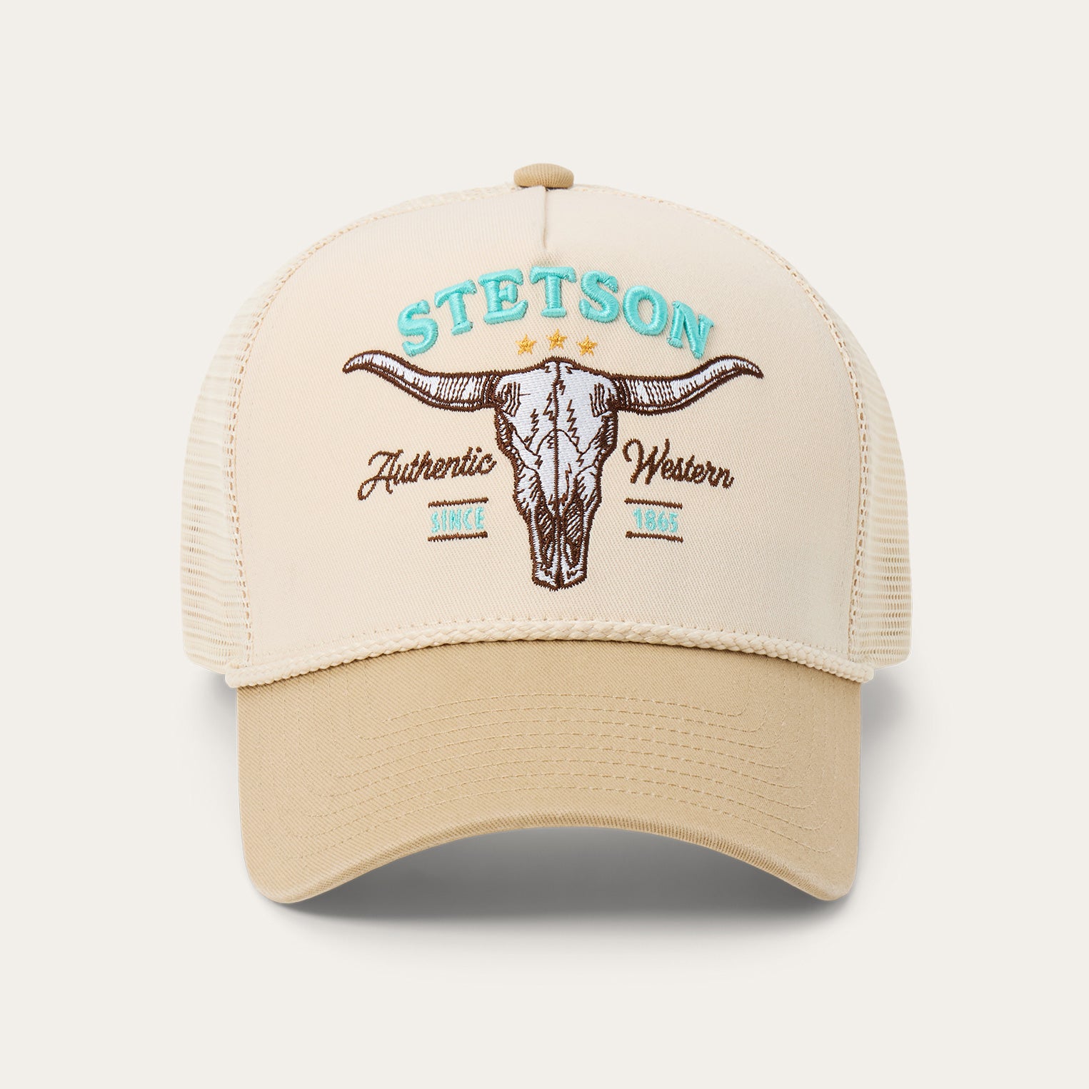 Skull Print Adjustable Trucker Cap