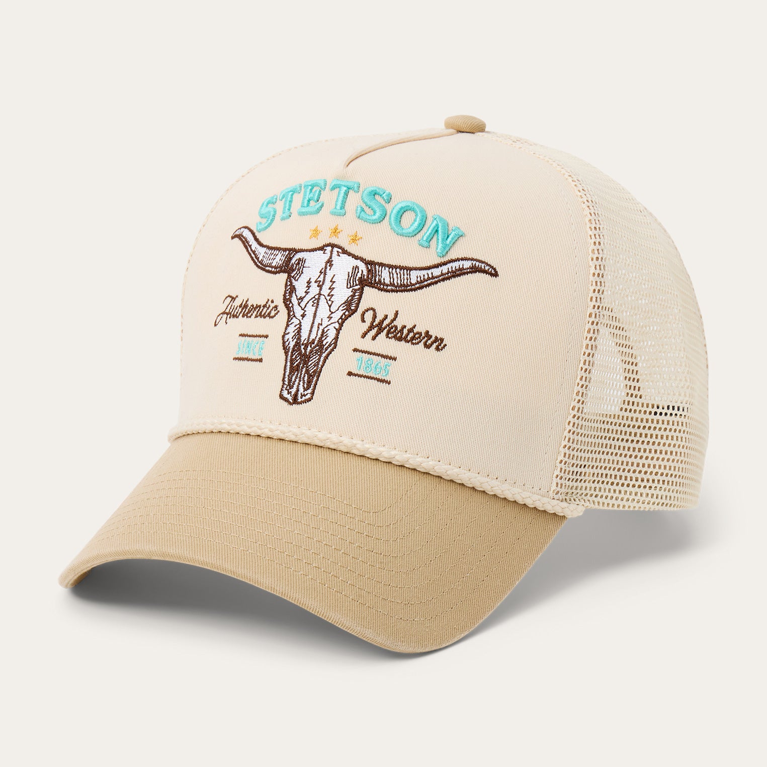 Skull Print Adjustable Trucker Cap
