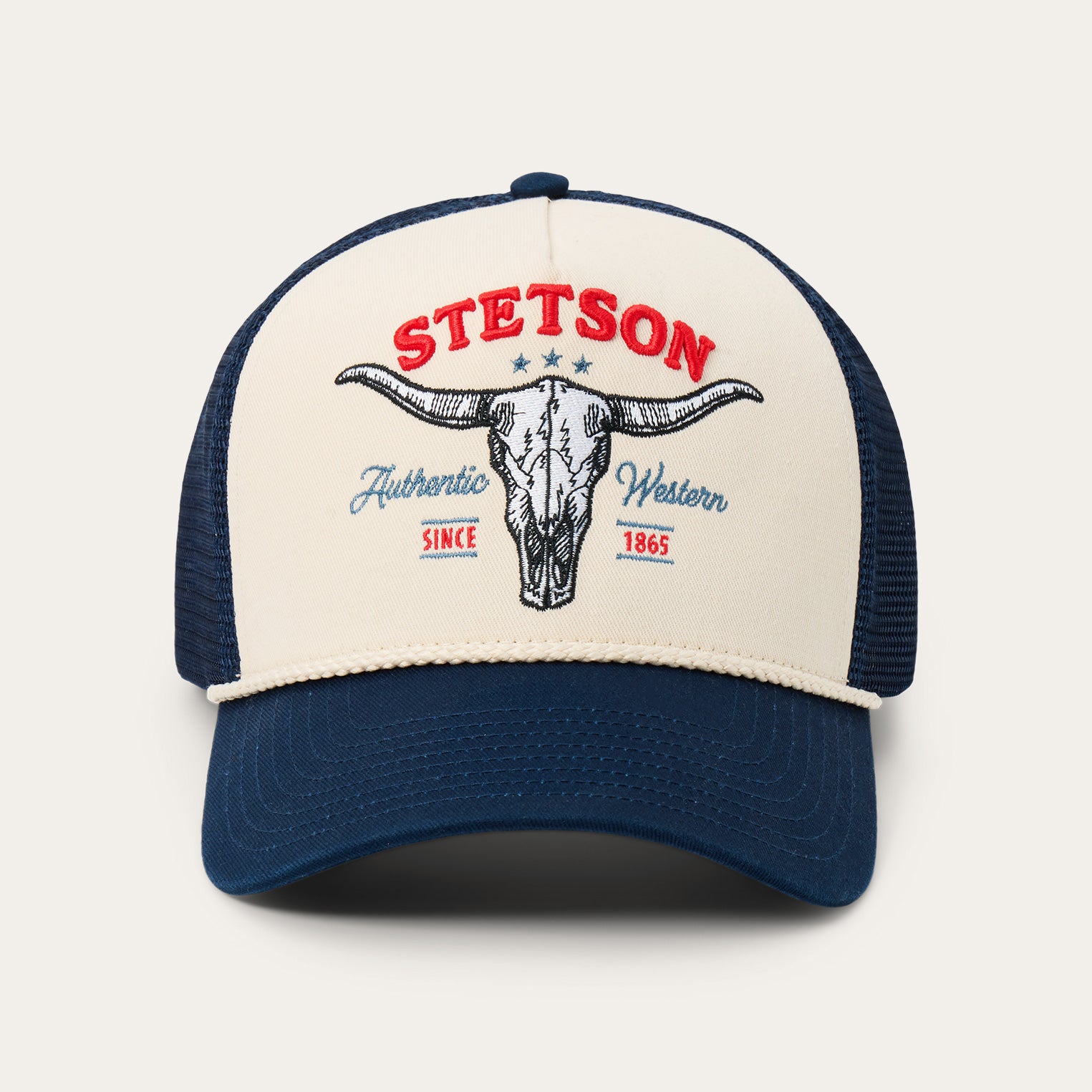 Skull Print Adjustable Trucker Cap